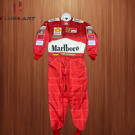 2001 f1 Racing Michael Schumacher go kart suit