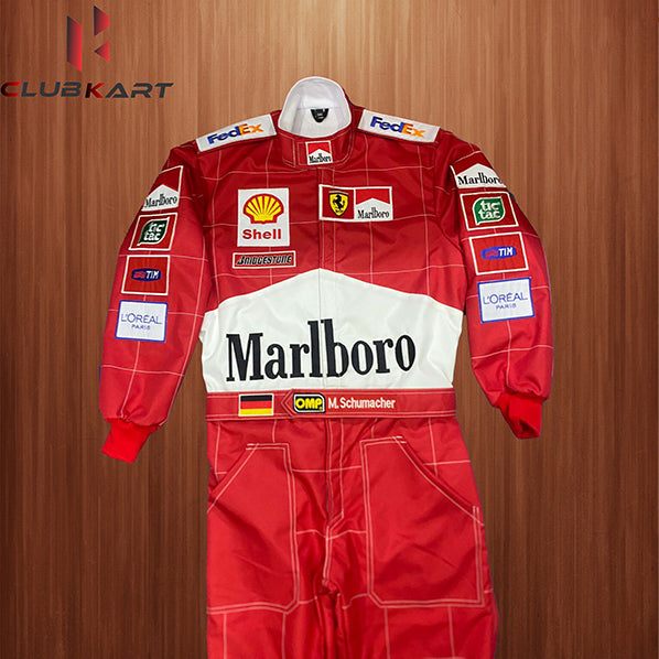 2001 f1 Racing Michael Schumacher go kart suit