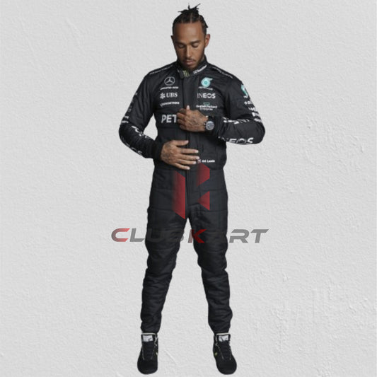 Lewis Hamilton 2023 f1 go kart racing suit