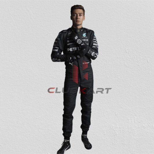 George Russell 2023 f1 go kart racing suit