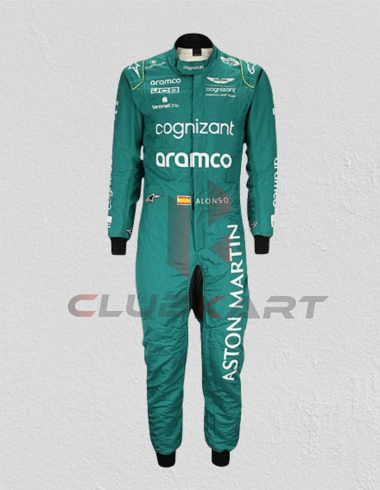 Fernando Alonso 2023 f1 go kart racing suit