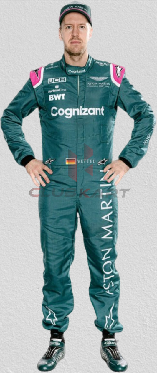 Sebastian Vettel 2021 f1 go kart racing suit