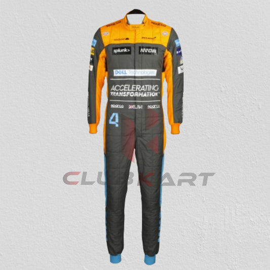 Lando Norris 2022 f1 go kart racing suit