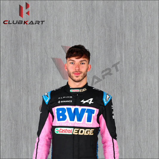 Pierre Gasly 2024 f1 go kart racing suit
