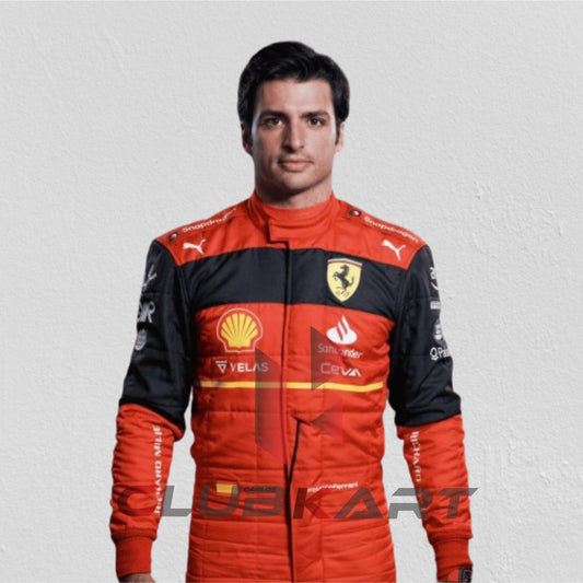 Carlos Sainz 2022 f1 go kart racing suit