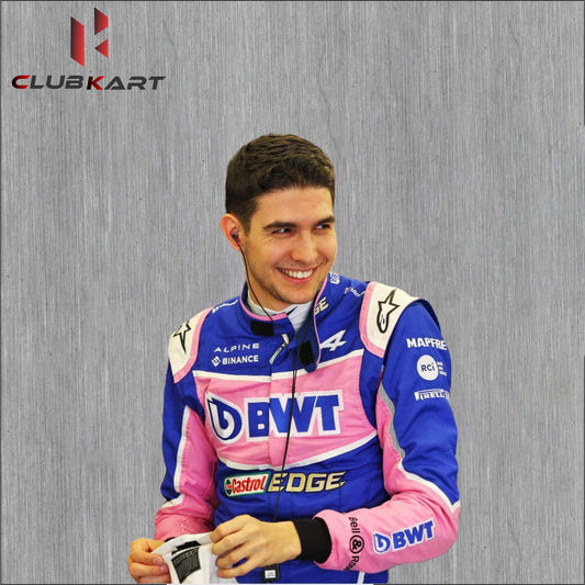 Esteban Ocon 2022 f1 go kart racing suit