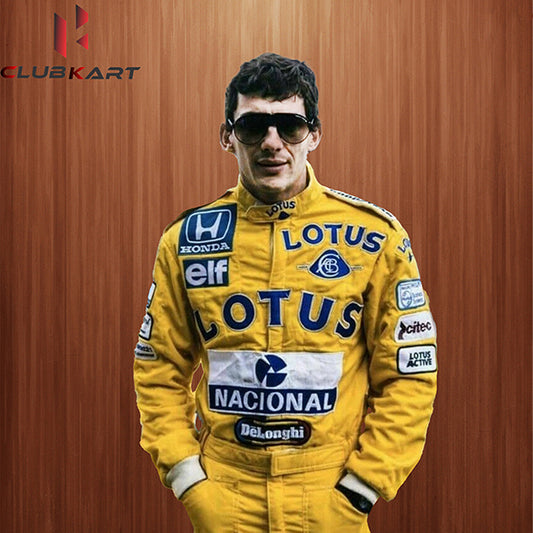 1987 f1 Racing Aryton Senna go kart suit