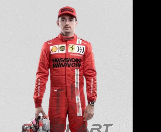 Charles Leclerc 2021 f1 go kart racing suit