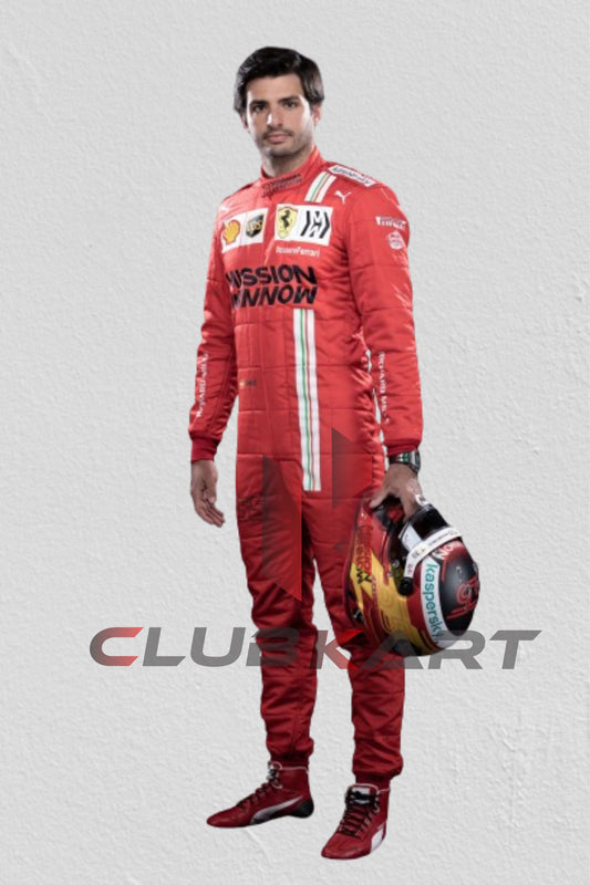 Carlos Sainz 2021 f1 go kart racing suit