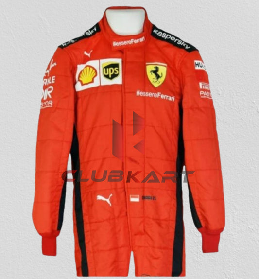 Charles Leclerc 2020 f1 go kart racing suit