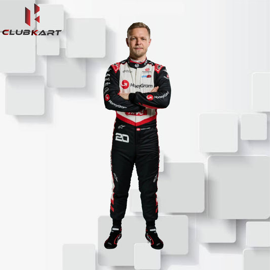 Kevin Magnussen 2024 f1 go kart racing suit