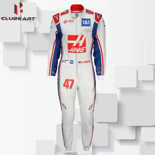 Mick Schumacher 2022 f1 go kart racing suit