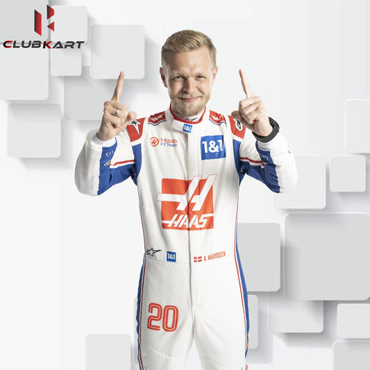 Kevin Magnussen 2022 f1 go kart racing suit