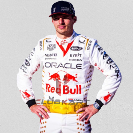 Las Vegas Max Verstappen 2023 f1 go kart racing suit