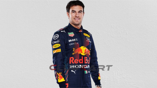 Sergio Perez 2021 f1 go kart racing suit