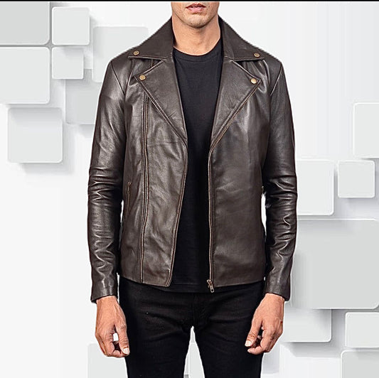 Natrule Colour Leather Jacket for Men