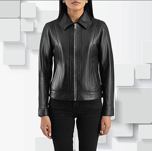 Natrule Colour Leather Jacket for Women