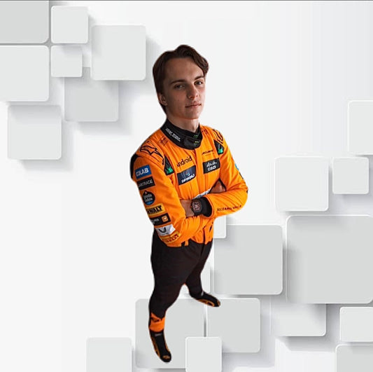 Oscar Piastri 2024 f1 go kart racing suit