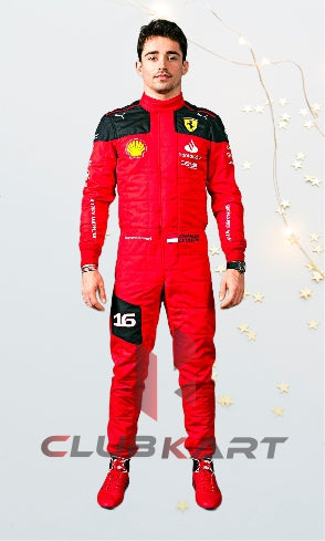 Charles Leclerc 2023 f1 go kart suit